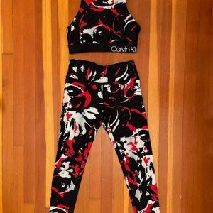 Calvin Klein Gym Set Leggings & Sports Bra